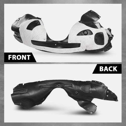 Solid Spare Front Fender Liner Splash Shield Left+Right Fit For 2016-2019 Ford Explorer
