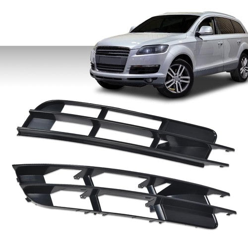 Solid Spare Fit For 2007-2009 Audi Q7 Front Bumper Fog Light Cover Driver & Passenger Side