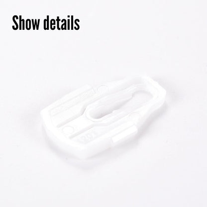 Solid Spare Fit For 66-69 Lincoln Fender Door Quarter Molding Plastic Clip Trim 6-Clips Kit