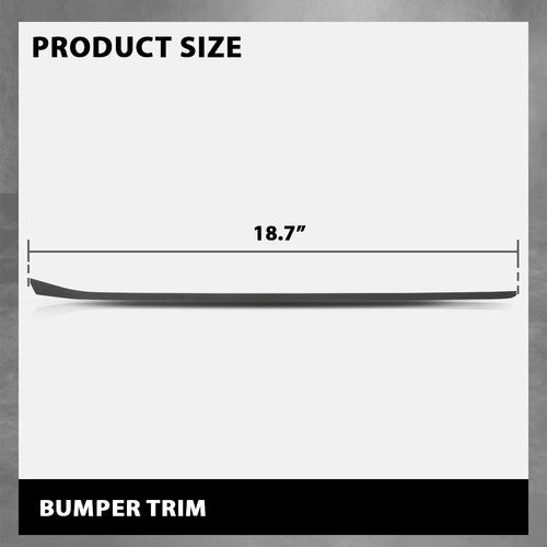 Solid Spare Front Bumper Face Bar Trim Molding Fit For 2015-2016 Audi A3 Left Side 8V5807533