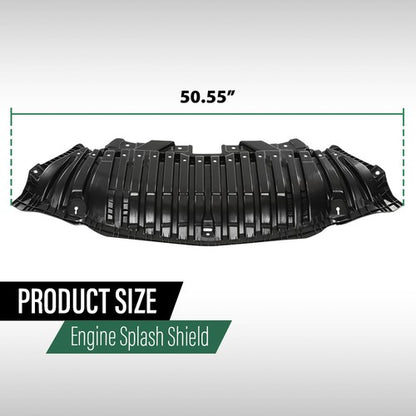 Solid Spare Fit For 16-21 Mercedes-Benz C300 Front Engine Splash Shield Guard Under Cover