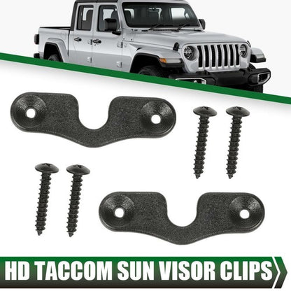 Solid Spare New Fit For 2018 Jeep And Newer JK JL JT Gladiator Wrangler Sun Visor Screws Kit