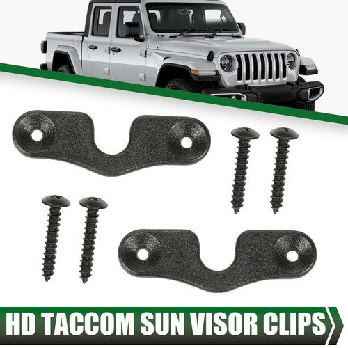 Solid Spare New Fit For 2018 Jeep And Newer JK JL JT Gladiator Wrangler Sun Visor Screws Kit