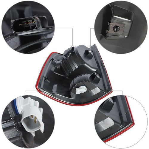 Solid Spare Brake Lamp Tail Light w/Bulbs Replace RH Side For 09-20 Dodge Ram 1500 2500 3500