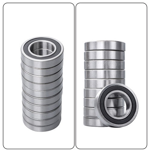 Solid Spare 10×R20-2RS Bearing 1-1/4×2-1/4×1/2" Double Rubber Seals Deep Groove Ball Bearing