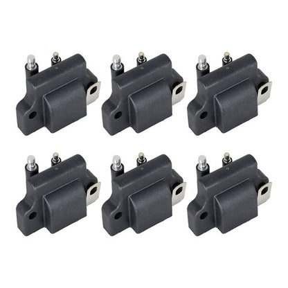 Solid Spare 6pcs Ignition Coil for Johnson Evinrude 183-2508 18-5179 Outboard Engine 582508