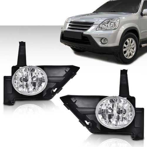 Solid Spare Fit For 2005-2006 Honda CR-V CRV Bumper Fog Lights Driving Lamps w/ Switch+Bulbs