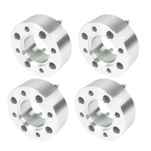 Solid Spare Wheel Spacers For Honda 4x110 2" 74mm Hub Bore M10x1.25 Studs 4Pcs Silver