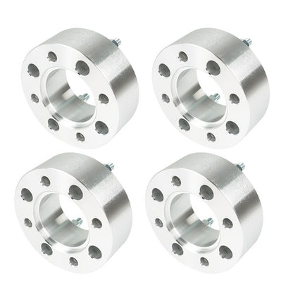 Solid Spare Wheel Spacers For Honda 4x110 2" 74mm Hub Bore M10x1.25 Studs 4Pcs Silver
