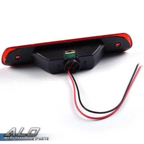 Solid Spare Fit For 99-04 Jeep Grand Cherokee Cargo Lamp Red 3D Third 3rd Brake Light