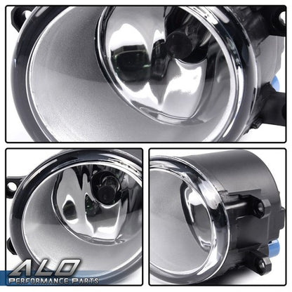 Solid Spare FIT FOR 11-13 TOYOTA COROLLA CLEAR LENS BUMPER FOG LIGHT LAMP W/ BEZEL+SWITCH