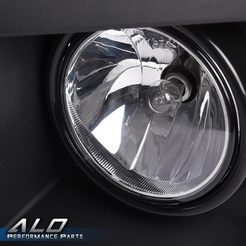 Solid Spare Fit For 14-15 GMC Sierra 1500 Clear Lens Bumper Fog Lights Left & Right Side