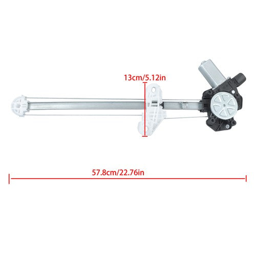 Solid Spare 751-760 For Honda CR-V 2012-2016 Rear Right Power Window Regulator w/ Motor