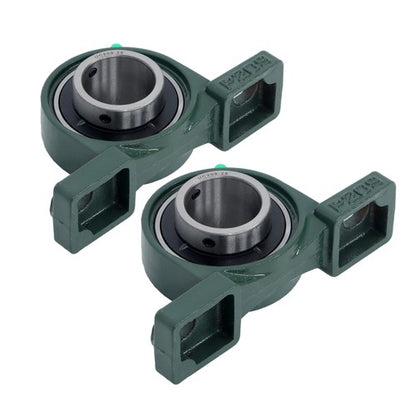 Solid Spare 1-3/4" Bore 2-Bolt 2Pcs UCP209-28 Pillow Block Bearing Self-Aligning Solid Base