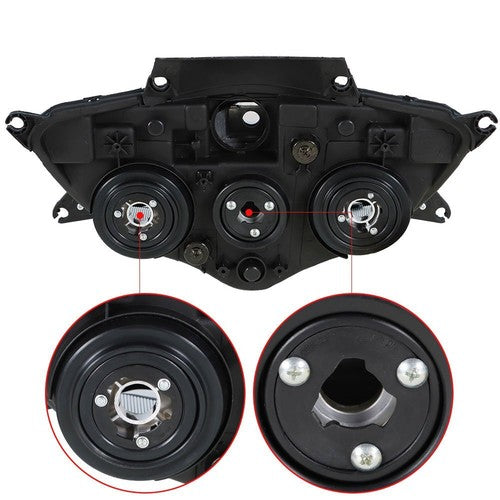 Solid Spare Front Headlight Head Light Fit For Suzuki GSXR600/750 K8 2008 2009 2010