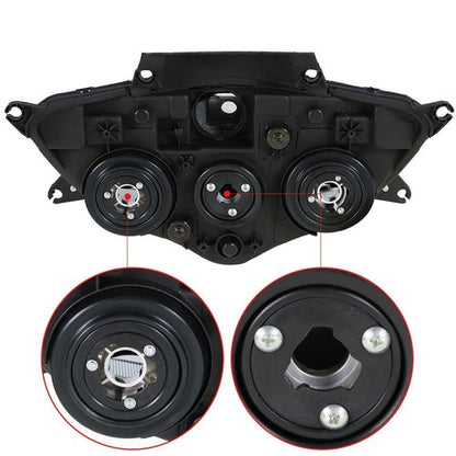 Solid Spare Front Headlight Head Light Fit For Suzuki GSXR600/750 K8 2008 2009 2010