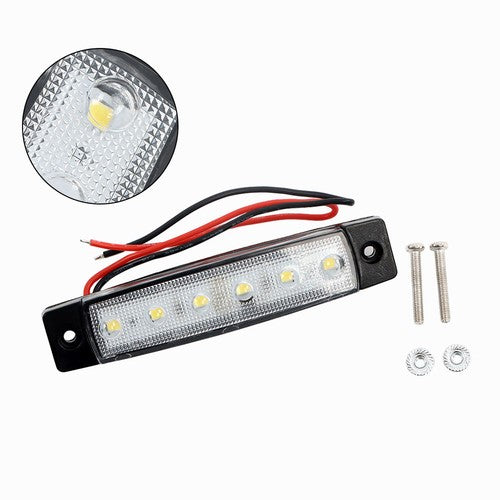 Solid Spare 10× Marine Boat 12V-24V 6 LED Lamp White Waterproof Light Stern Transom Lights