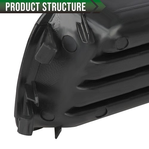 Solid Spare Front Bumper Insert Fog Light Cover Left+Right Fit For 2007-2009 Toyota Camry
