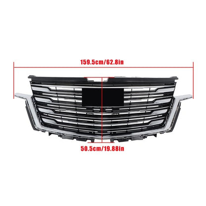 Solid Spare Fit For Cadillac Escalade 2021 2022 2023 Plastic Front Upper Bumper Grille