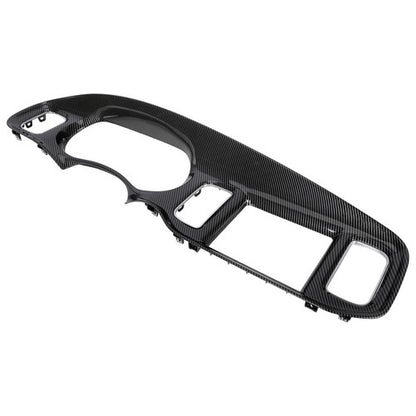 Solid Spare For 2011-2014 DODGE CHARGER INSTRUMENT PANEL RADIO DASH TRIM BEZEL CARBON STYLE