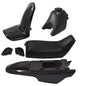 Solid Spare Plastic Fender Body Seat Gas Tank Kit for Yamaha PW50 PY50 Black
