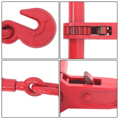 Solid Spare 3/8in-1/2in×10ft G80 Chain and Bundle Kit Steel Red 9215lbs Width 24-31in Steel