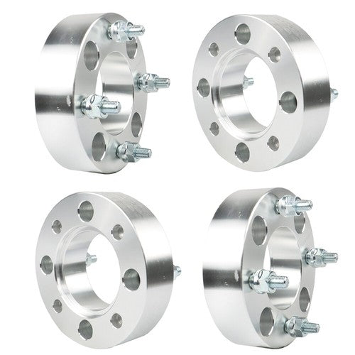 Solid Spare 4Pcs Silver For Honda 4x110 1.5" 74mm Hub Bore M10x1.25 Studs Wheel Spacers