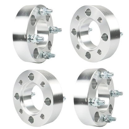 Solid Spare 4Pcs Silver For Honda 4x110 1.5" 74mm Hub Bore M10x1.25 Studs Wheel Spacers