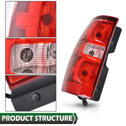 Solid Spare Tail Lights Brake Lamps Left+Right Fit For 07-14 Chevrolet Suburban Tahoe