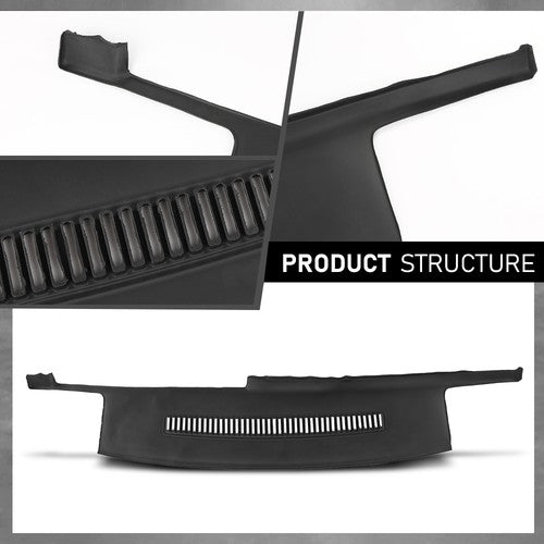 Solid Spare TPE Dash Cover Cap Black Fit For 88-94 Chevy GMC C/K 1500 2500 3500 Blazer