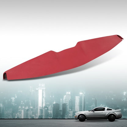 Solid Spare Fit For 2005-2009 Ford Mustang Base TPE Dashboard Dash Cover Cap Overlay Red