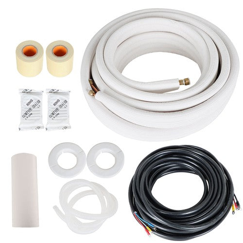 Solid Spare Install Kit For Mini Split Heat Pump Systems 1/4" - 3/8" Dia. 50 Feet New