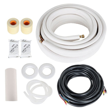 Solid Spare Install Kit For Mini Split Heat Pump Systems 1/4" - 3/8" Dia. 50 Feet New