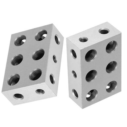 Solid Spare Matched Pairs Ultra Precision 1-2-3 123 Block Set 11 Holes 0.0001" USA