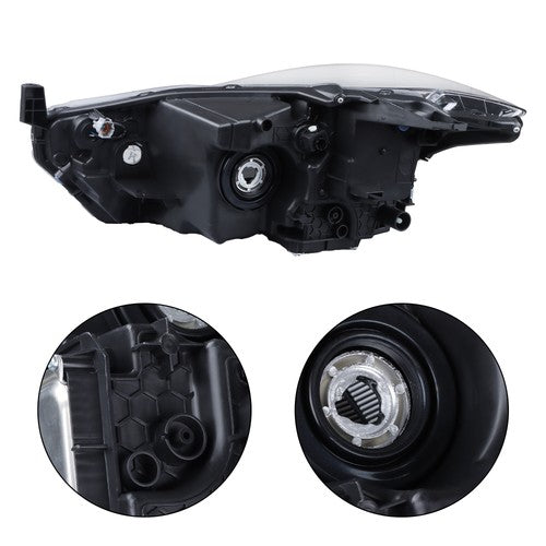Solid Spare LH+RH Side Headlights Headlamps Clear Lens For Nissan Kicks SR 2018 2019 2020