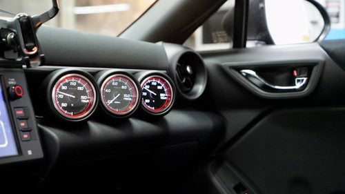 For 2022-2024 Subaru BRZ GR86 ZD8 STI Central Dash Triple Gauge Meter Holder Pod
