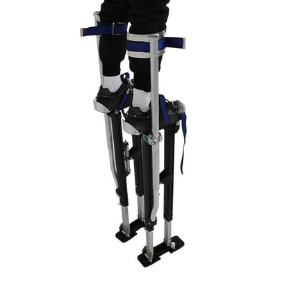 Solid Spare Drywall Stilts 36" - 48" Adjustable Aluminum Alloy For Painting Electrical Stilt