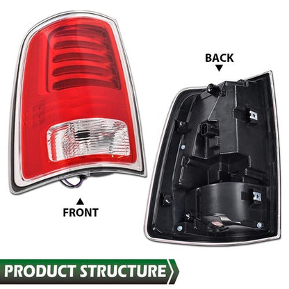 Solid Spare LED Tail Lights Brake Lamps Fit For 13-22 Dodge Ram 1500 2500 3500 Left+Right