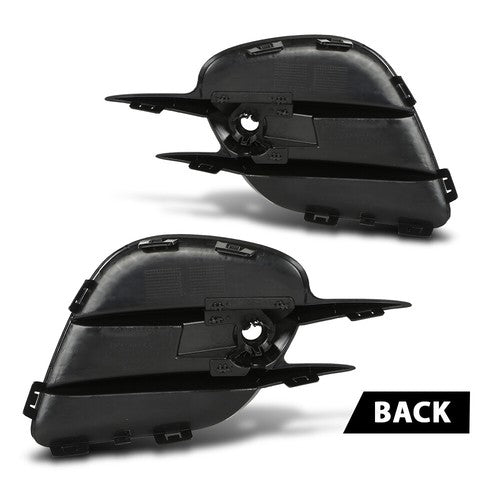 Solid Spare Fit For 16-19 Mercedes-Benz GLC 300 350 Fog Light Cover Lamp Trim Left+Right