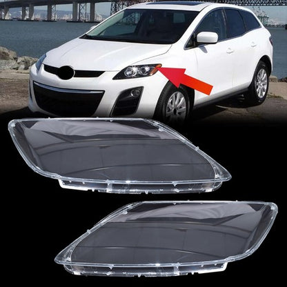 For 2007-2012 Mazda CX-7 Headlight Clear Lens Cover Replacement Left+Right Side