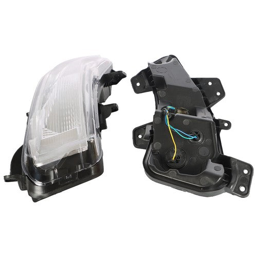 Solid Spare For Chevy Malibu 2019-2022 Bumper Turn Signal Lights W/LED DRL Fog Lamps RH&LH
