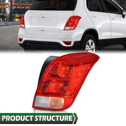 Solid Spare Tail Light Brake Lamp w/ Bulbs Fit For 2013-2019 Chevy Trax Halogen Right Side