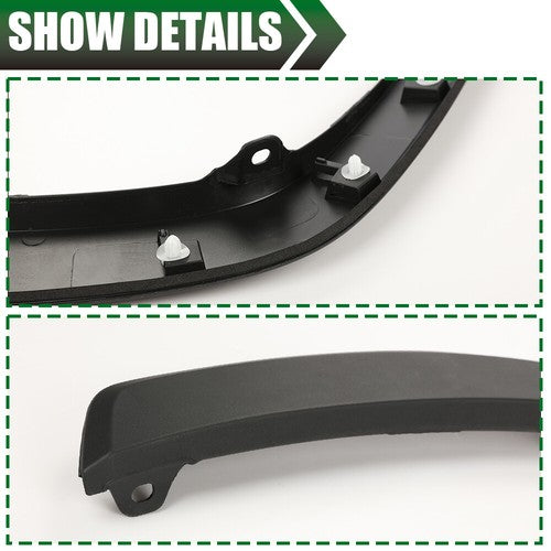 Solid Spare Fit For 2019-2022 Toyota Rav4 Front Right Side Fender Flare Molding Trim Black