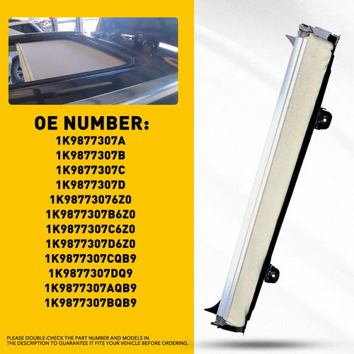 Sunroof Sunshade Cover Assambly Beige For Audi Q5 VW Tiguan 2009-2017 1K9877307B