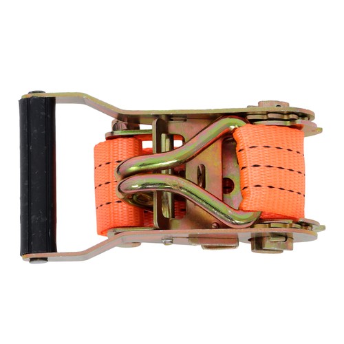 Solid Spare 10 Pack 1.5" x 20' 4000lbs Ratchet Straps W/ J Hook Heavy Duty Orange Tie Downs