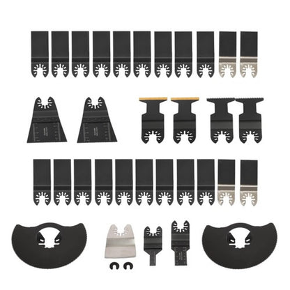 Solid Spare Oscillating Saw Blades Combination Multitool Kit for Wood Metal 35 PCS