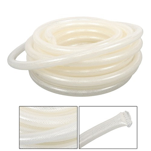 Solid Spare 3/4" ID x 1"OD 50ft Clear Braided PVC Hose High Pressure Reinforced Flexible New