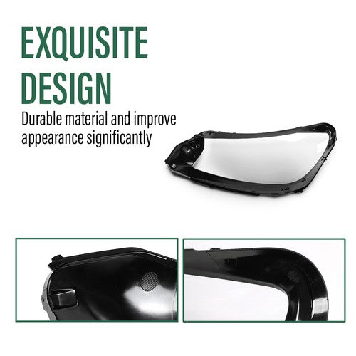 Solid Spare Headlight Replacement Lens Right Fit For 2020-2023 Mercedes-Benz GLS Class