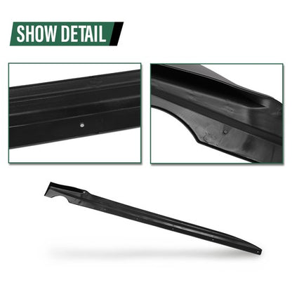 Solid Spare Side Skirts Extension Panel Fit For 2019-2025 BMW G05 X5 M Sport Gloss Black