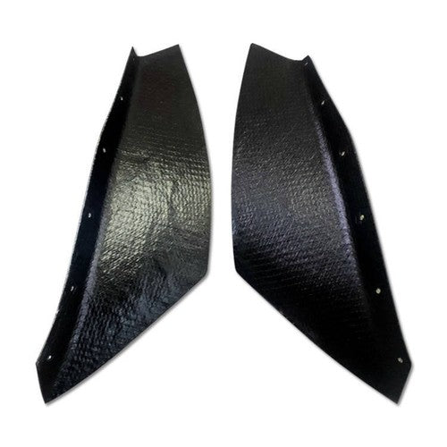Pair Fit Mazda 3 6 MX-5 Miata Front Bumper Canard Splitter Diffuser Spoiler Lip
